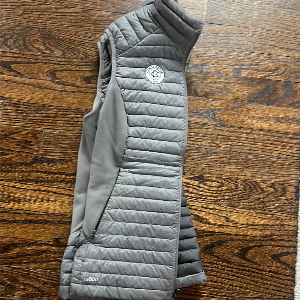 Women’s Gray Quilted Vest with Canoe Brook Country Club Logo